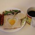 grace 的 [平底鍋料理] 愛心雞蛋吐司 cooksnap