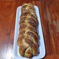El cooksnap de Valentina Méndez cuando hizo Pan Jalá o challah.