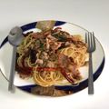 รูป Cooksnap ของ Tip Pantip เมื่อเขาทำ สปาเกตตี้ผัดพริกแห้ง