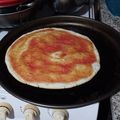 El cooksnap de Florencia Segui cuando hizo Pizza 🍕 sin TACC.