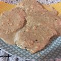 El cooksnap de Eloísa Ab cuando hizo Pollo con salsa de almendras.