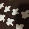 El cooksnap de Marieta cuando hizo Galletas de chocolate y almendra Sin Gluten hechas con cortador de esqueleto para Halloween.