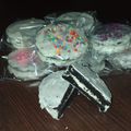El cooksnap de Sofia Abigail Ledezma cuando hizo Alfajor tipo oreo bañados.