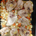 El cooksnap de jose hernandez cuando hizo Muslitos de pollo al horno con patatas y zanahoria.