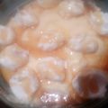El cooksnap de Adriana Gomez da Rosa cuando hizo Crema de vainilla con copos de merengue a cuchara.
