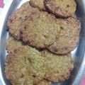 El cooksnap de Marina Pistola cuando hizo Hamburguesas de lentejas y arvejas partidas veganas 🌿🍔.