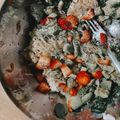 Cooksnap de Margarida quando cozinhou Salada de rúcula e frango.