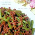 Cooksnap dari euisfebriyanti untuk resep Baby buncis cah daging giling