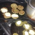 El cooksnap de mariana cardillo cuando hizo Hamburguesas de Garbanzos.