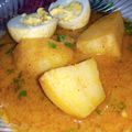 Sana Owais's cooksnap of when they made Aloo anday ka salan.