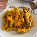 El cooksnap de Mapi Soto Rivero cuando hizo Arroz con pollo.