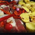 El cooksnap de Sol Maru cuando hizo Bifes con papas al horno condimentadas.