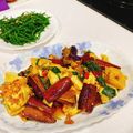 Lin Hsaio Yun 的 不太正統的三杯茄子+豆腐 cooksnap