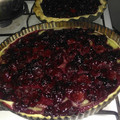 El cooksnap de Valeria Millonaria cuando hizo Tarta de cerezas con crema pastelera y hojaldre.
