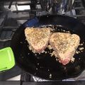 amyknyc's cooksnap of when they made Chia Seed Crusted Ahi Tuna.
