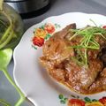 Cooksnap Insyirah - DapurNatural semasa beliau membuat Hati Lembu Masak Rempah Ala Pengantin.