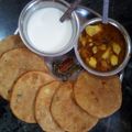 sarita kashyap का कुकस्नैप जब उन्होंने खस्ता आलू की कचौड़ी (Khasta aloo ki kachori recipe in Hindi) बनाया था।