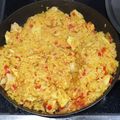 El cooksnap de Héctor Navarro cuando hizo Arroz con pollo.
