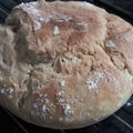El cooksnap de Piedad Sanchez Gomez cuando hizo Pan sin amasar, fermentación lenta y alta hidratación.