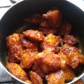 El cooksnap de Juliana Hernández cuando hizo Pechuga en salsa de miel mostaza.