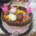 El cooksnap de Jessica Sevillano cuando hizo Tarta kit kat con bizcocho de chocolate .
