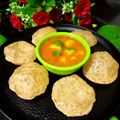 Sneha Patel's cooksnap of when they made બટાકા નું શાક અને રસ પૂરી (poteto sabji with ras puri recipe in.