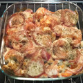 El cooksnap de Rocio Cerrato Mansilla cuando hizo Coliflor con tomate y queso gratinado.