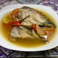 Cooksnap Sesimple Loralin semasa beliau membuat Singgang Ikan Aya.