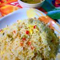 Laweeza Shaikh's cooksnap of when they made Vegetable Egg Fried Rice #CookpadApp.