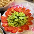 Sneha Patel's cooksnap of when they made ટામેટાં કાકડી ગાજર સલાડ (Tomato Cucumber Gajar Salad Recipe In Gujarati).