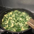 Cooksnap de Chounette sur la recette Onctueuse omelette aux épinards