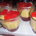 Mahnoor Malik's cooksnap of when they made Vanilla custard with strawberry jelly 🍓🍓.