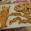 il Luisa e Samuele quando ha preparato Biscotti di halloween