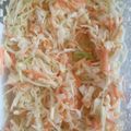 El cooksnap de Clara Pillat cuando hizo Coleslaw (ensalada de repollo americana).