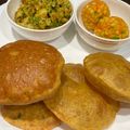 Seema Raghav का कुकस्नैप जब उन्होंने चटपटी कद्दू आलू की सब्जी मसाला पूरी(chatpati kaddu aloo ki sabzi masala puri recipe in hindi) बनाया था।