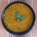 Dr. Pushpa Dixit's cooksnap of when they made Dahiwale Khatta Moong Curry. (Gujarati khatta Moong).