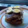 El cooksnap de Romina De León cuando hizo Panqueques de avena y banana.