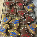 El cooksnap de cristinarecetas cuando hizo Galletitas Halloween: sombreros de brujas sabor a café.