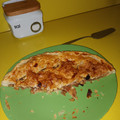 El cooksnap de cristal cuando hizo Strudel de manzana.