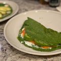 El cooksnap de Mie cuando hizo Cena express: crêpes de espinacas 🥬🥞.