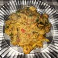 El cooksnap de Romina Silvera cuando hizo Casi paella con mix de mariscos congelados.