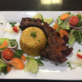 El cooksnap de Silvio Cabrera cuando hizo Churrasco a la plancha y Salsa Chimichurri con Tostones Reforzados..