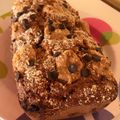 El cooksnap de Cecilia Tarrio cuando hizo Budín de avena y arándanos.