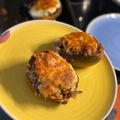 El cooksnap de Irene-Guirao cuando hizo Berenjenas rellenas de pollo en 15 minutos.