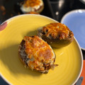 El cooksnap de Irene-Guirao cuando hizo Berenjenas rellenas de pollo en 15 minutos.