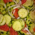 toya972's cooksnap of when they made Easy cucumber tomato salad.
