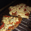 El cooksnap de Dani Bodego cuando hizo Matambre a la pizza en la parrilla .
