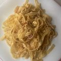 El cooksnap de Antonio Luis Valverde cuando hizo Espaguetis con salsa carbonara.