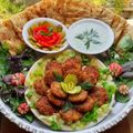 کوک اسنپ Mozhgan Azhir بعد از امتحان کردن کتلت گوشت با آرد نخودچی.