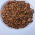 El cooksnap de Ole cuando hizo Lentejas estofadas con verduritas.